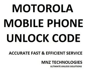 Motorola sim unlock code